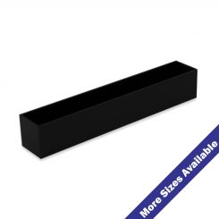 Black Acrylic 5-Sided Box
